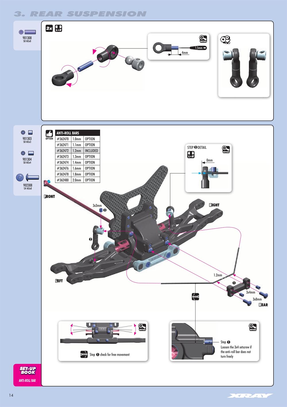 Xray - XB4 2017 (XB4'17) - 4WD - Manual - Page 14