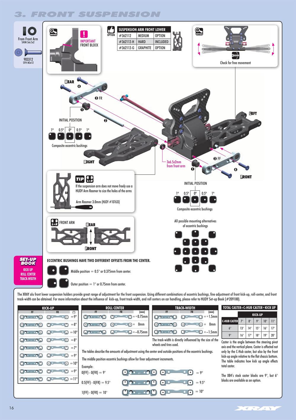 Xray - XB4 2017 (XB4'17) - 4WD - Manual - Page 16