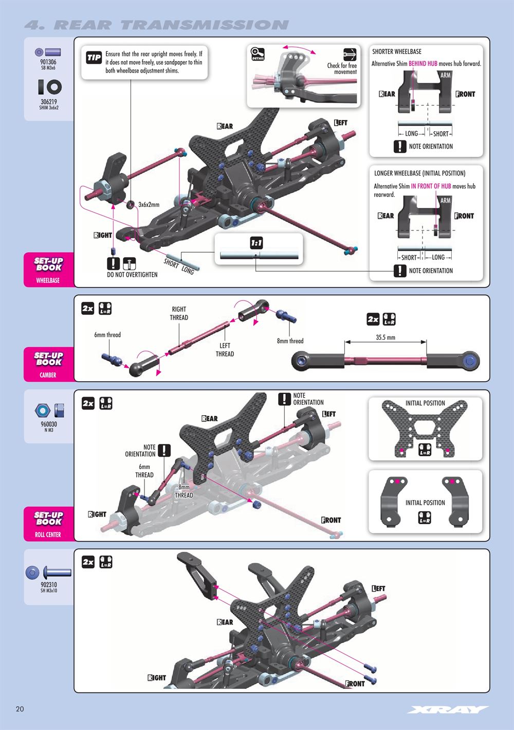 Xray - XB4 2017 (XB4'17) - 4WD - Manual - Page 20