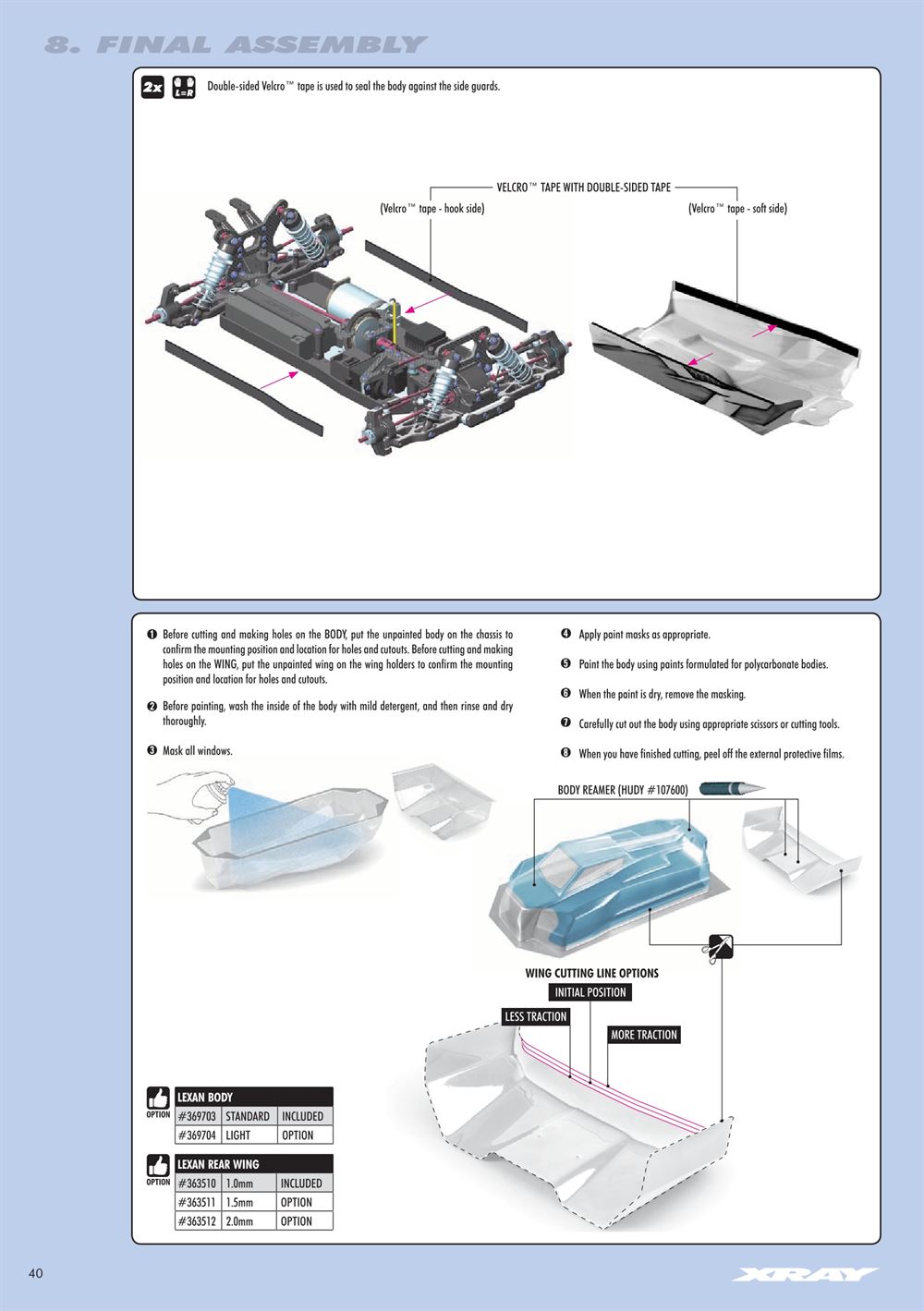Xray - XB4 2017 (XB4'17) - 4WD - Manual - Page 40