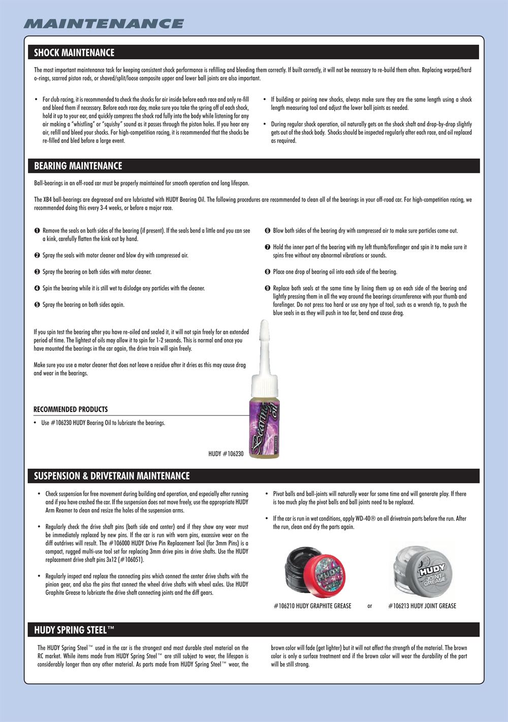 Xray - XB4 2017 (XB4'17) - 4WD - Manual - Page 42