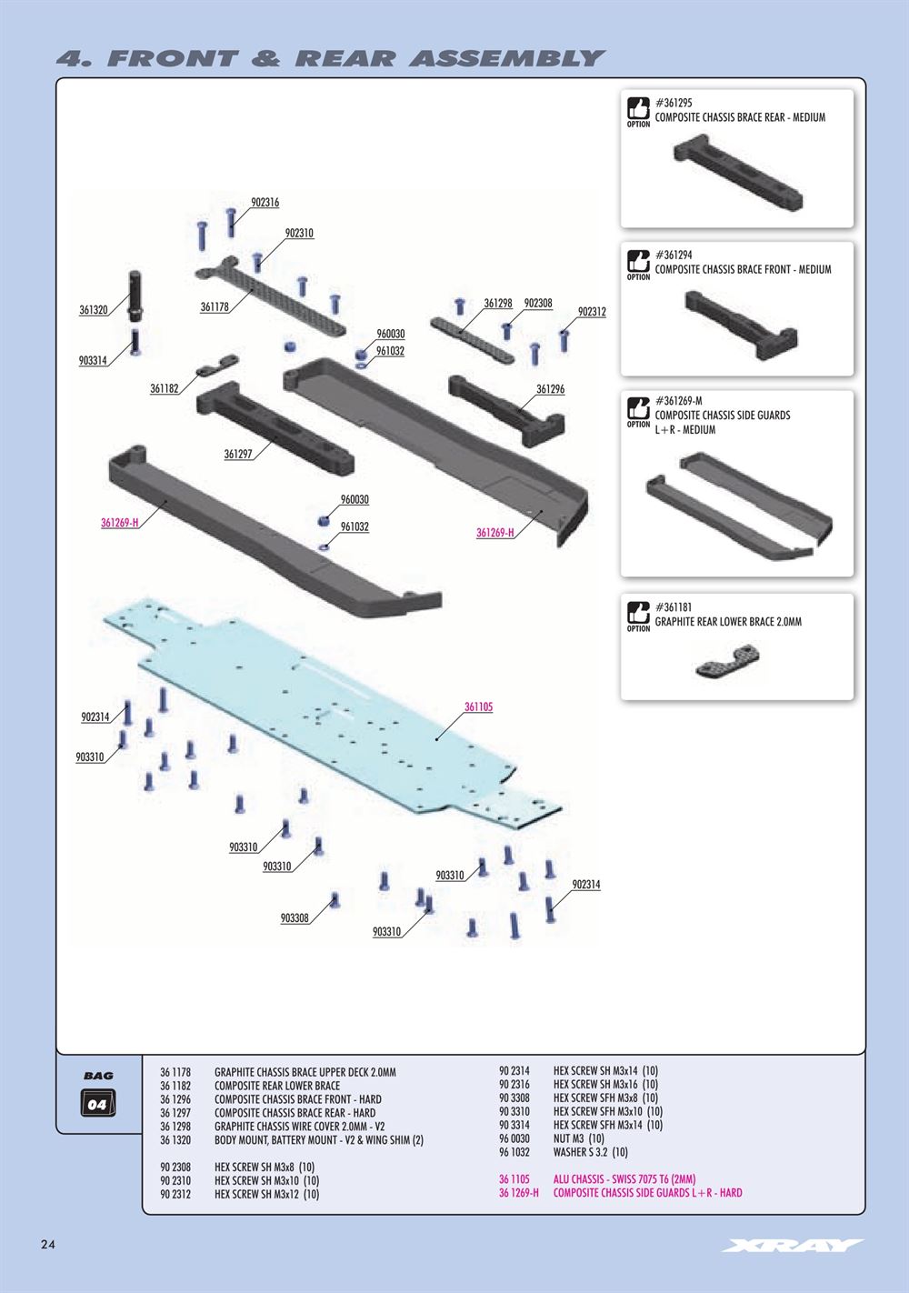 Xray - XB4 2018 (XB4'18) - 4WD - Manual - Page 24
