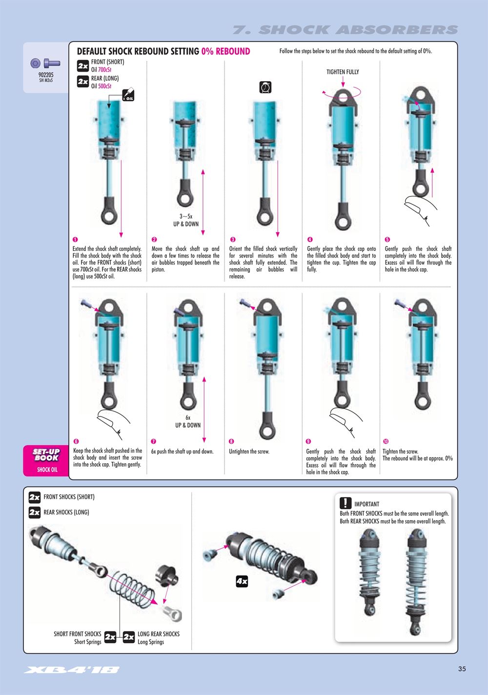 Xray - XB4 2018 (XB4'18) - 4WD - Manual - Page 35