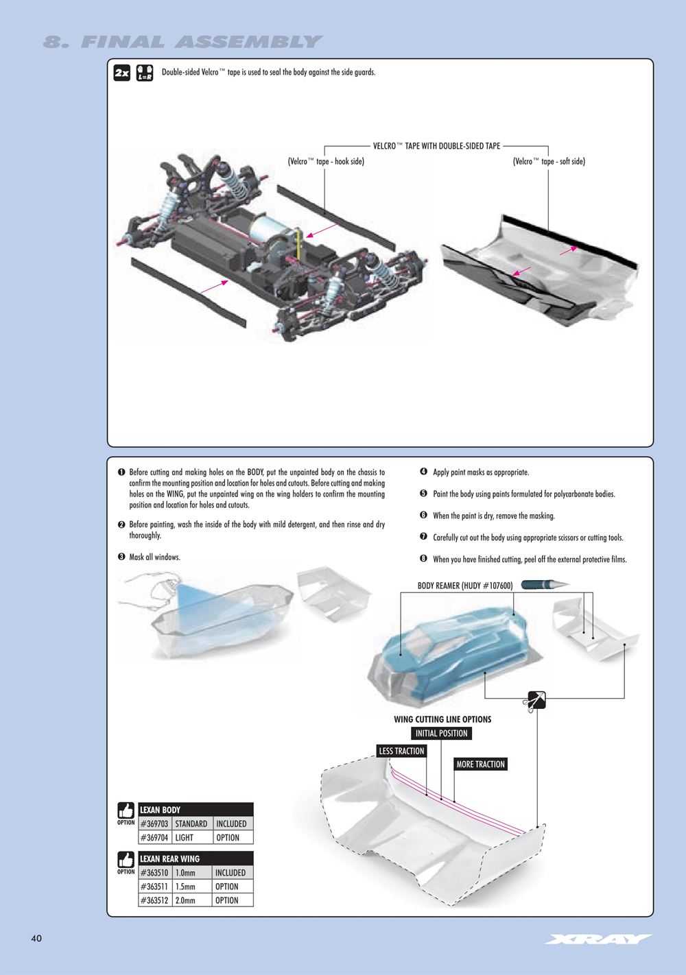 Xray - XB4 2018 (XB4'18) - 4WD - Manual - Page 40