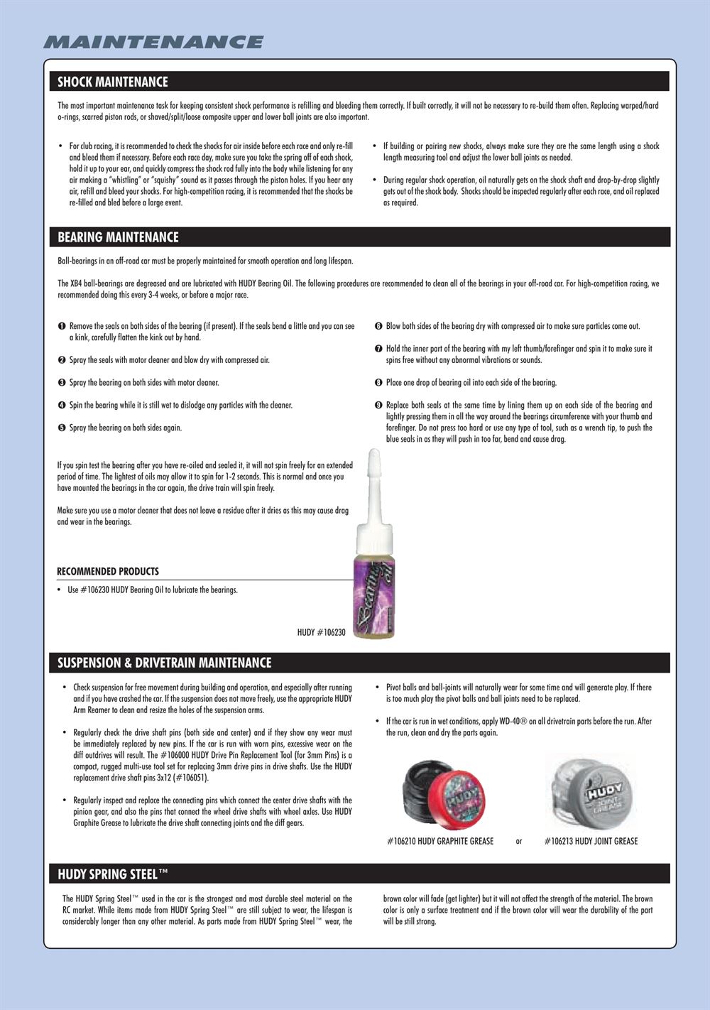 Xray - XB4 2018 (XB4'18) - 4WD - Manual - Page 42