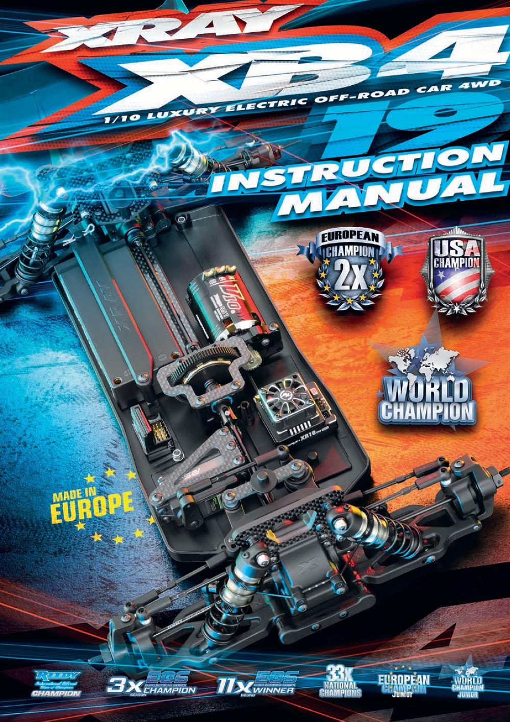 Xray - XB4 2019 (XB4'19) - 4WD - Manual - Page 1