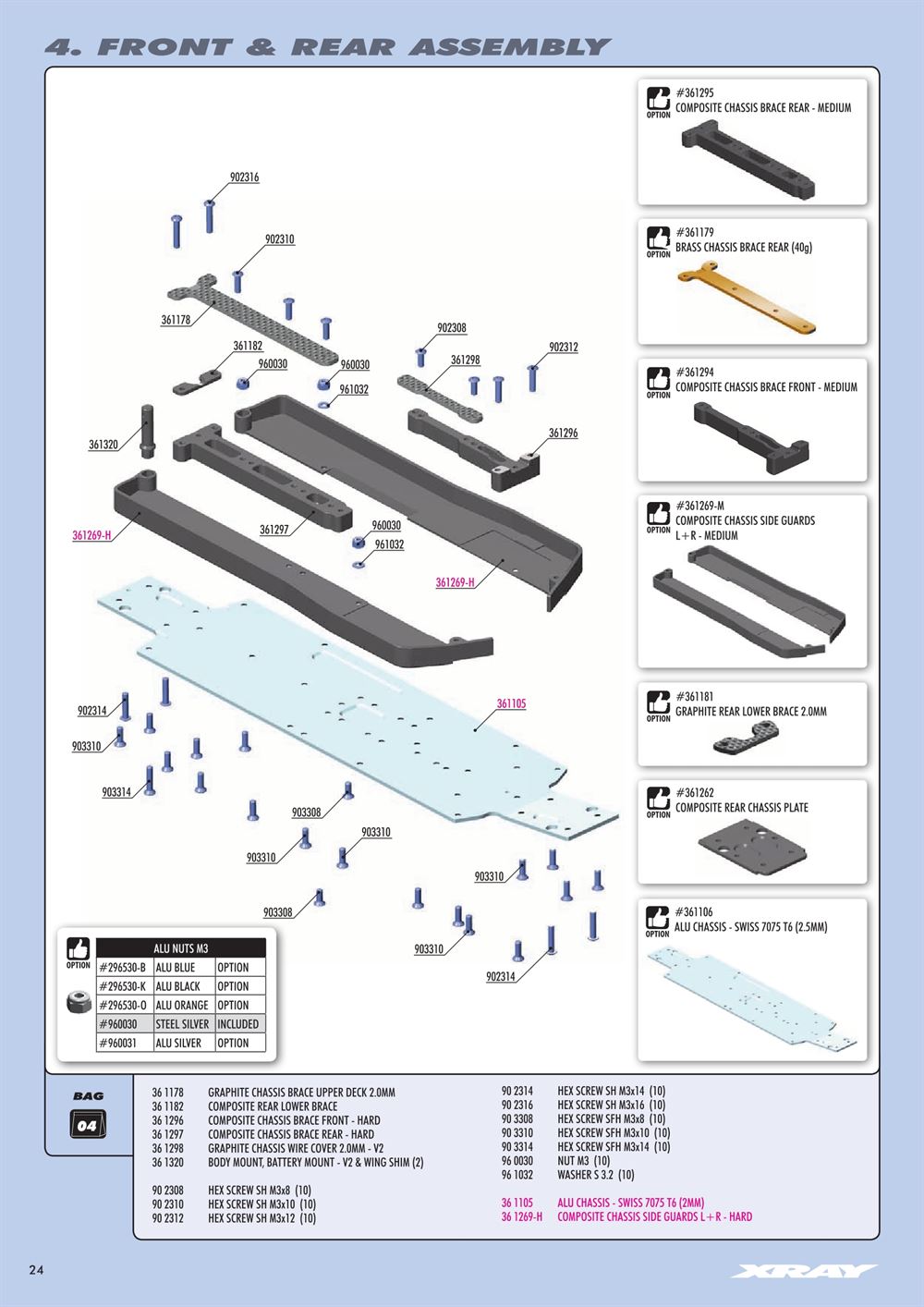 Xray - XB4 2019 (XB4'19) - 4WD - Manual - Page 24