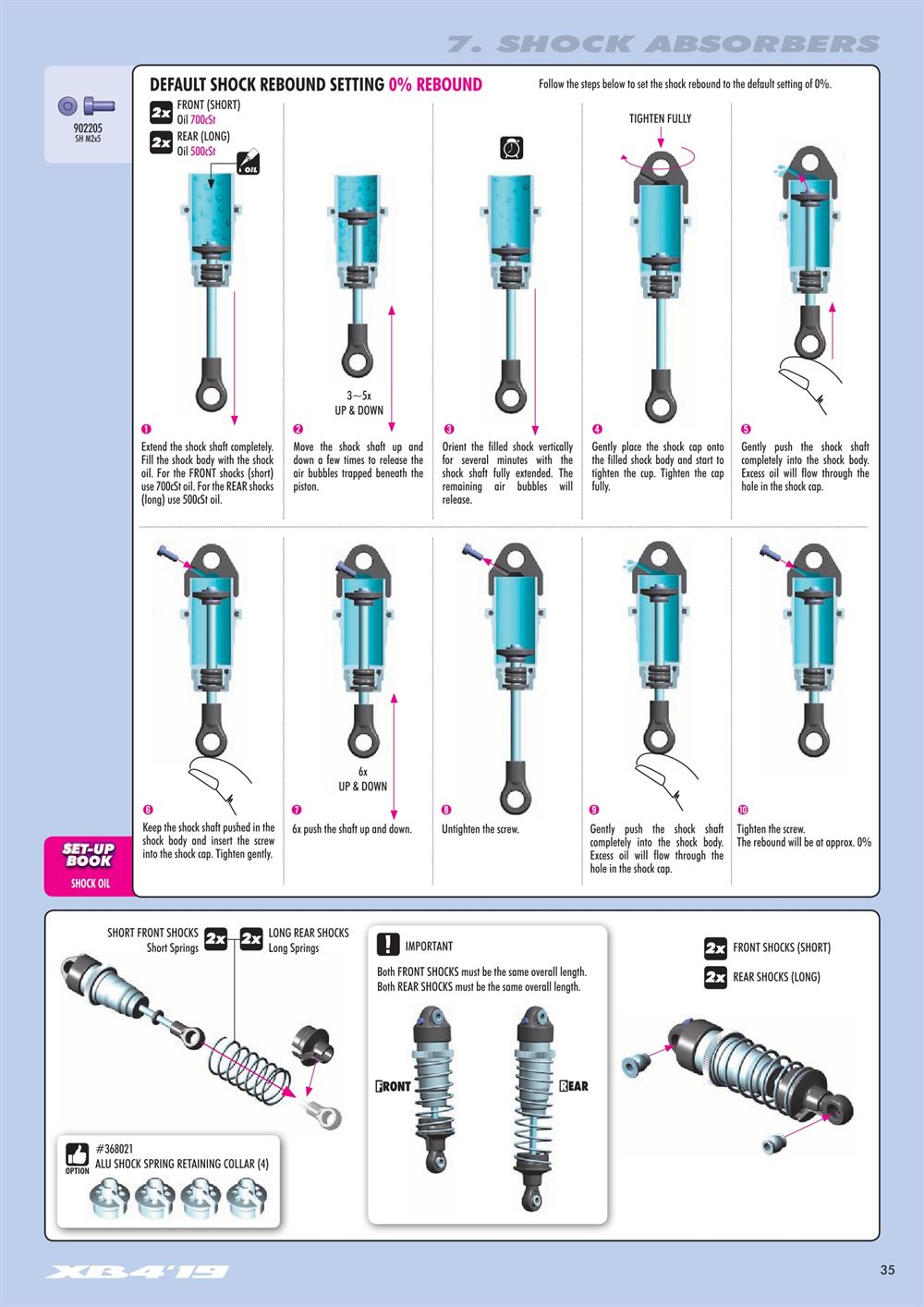 Xray - XB4 2019 (XB4'19) - 4WD - Manual - Page 35