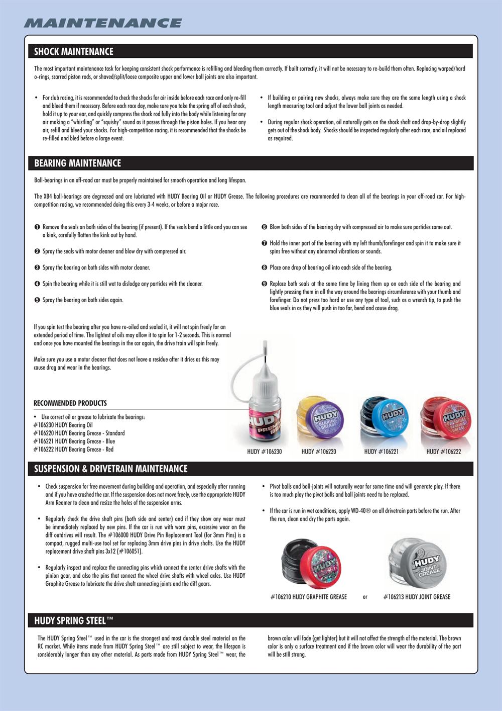 Xray - XB4 2019 (XB4'19) - 4WD - Manual - Page 42