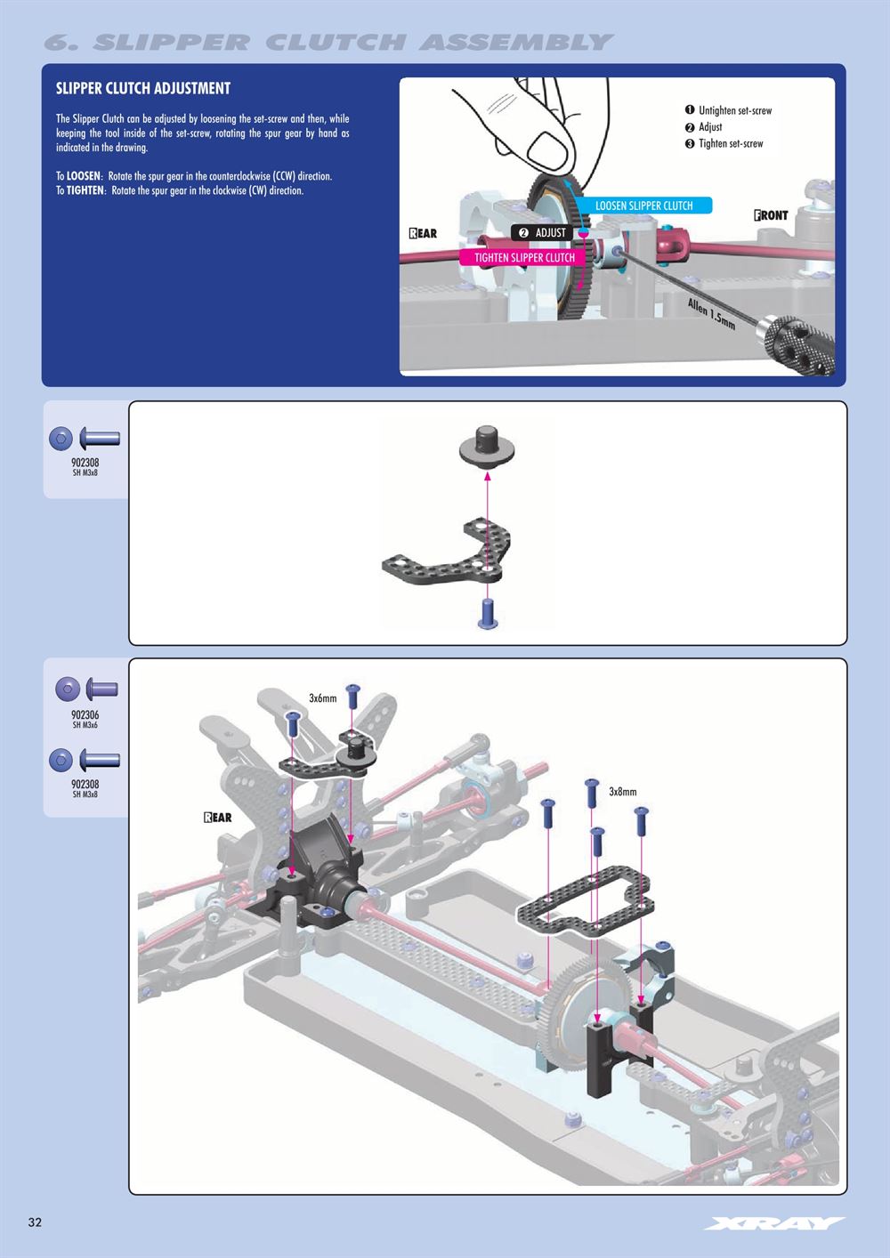 Xray - XB4 2020 (XB4'20) - 4WD - Manual - Page 32