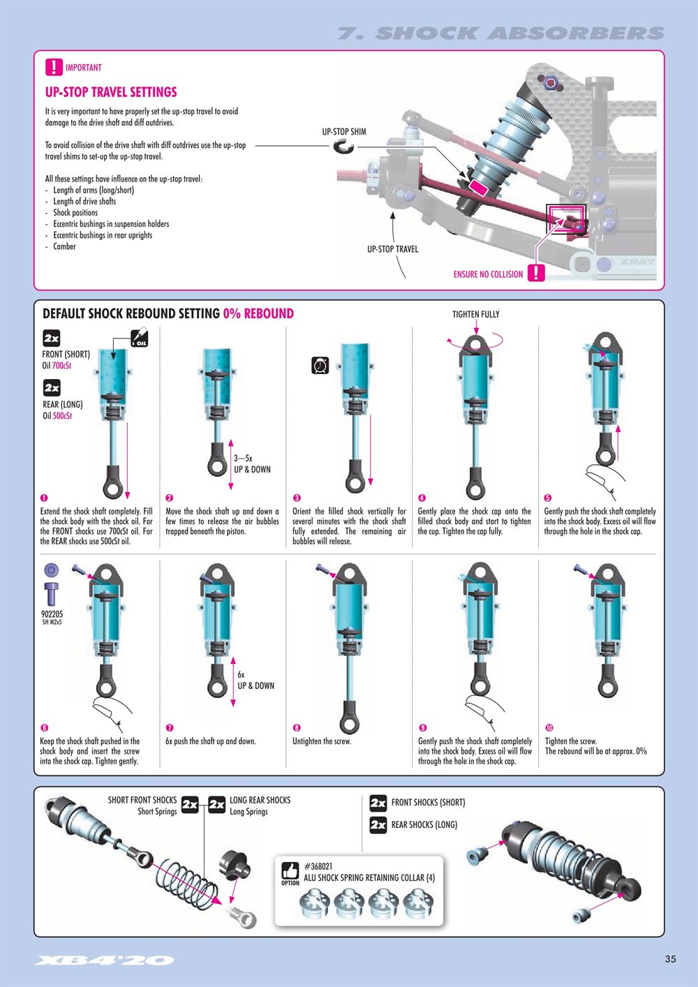 Xray - XB4 2020 (XB4'20) - 4WD - Manual - Page 35
