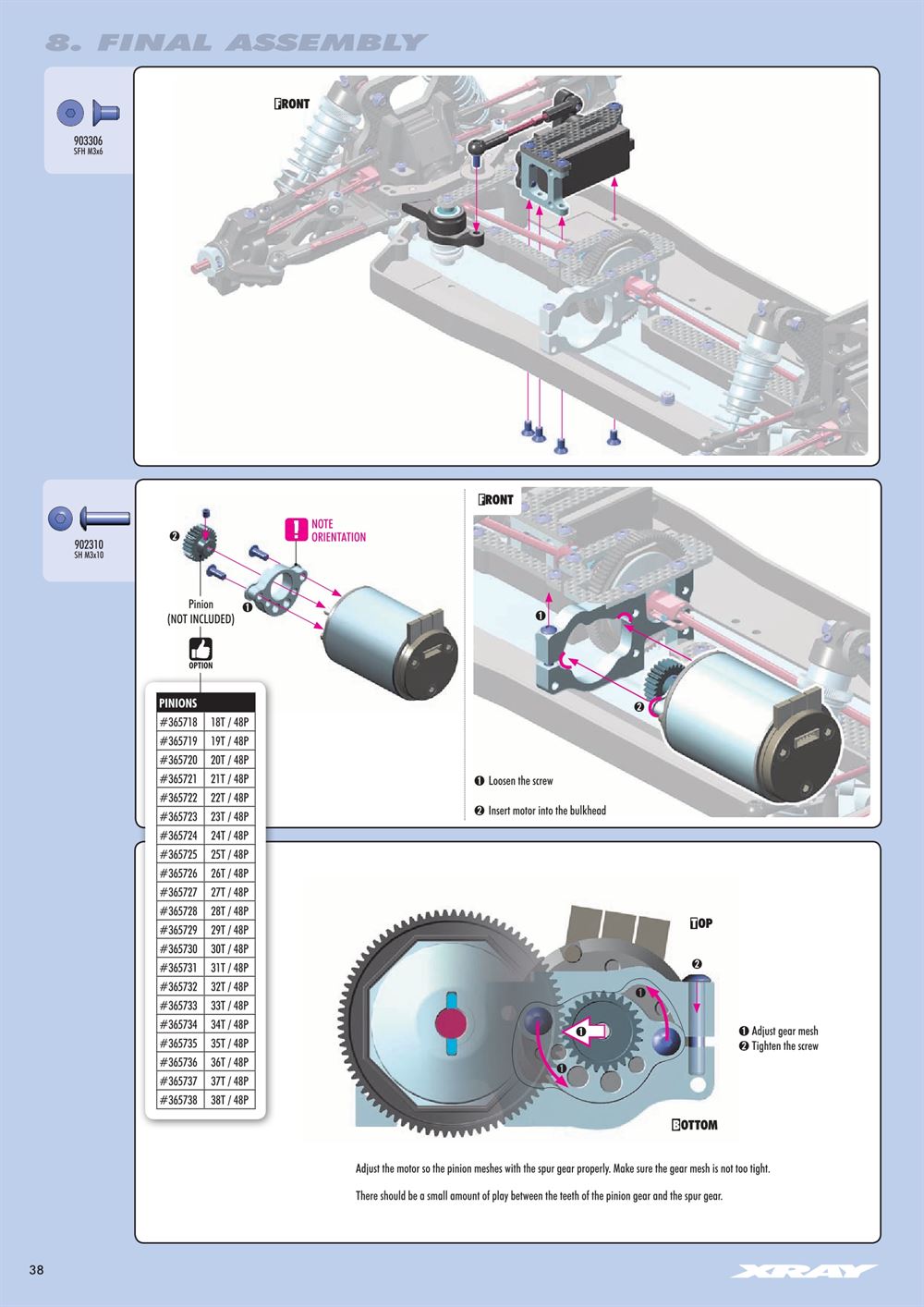 Xray - XB4 2020 (XB4'20) - 4WD - Manual - Page 38