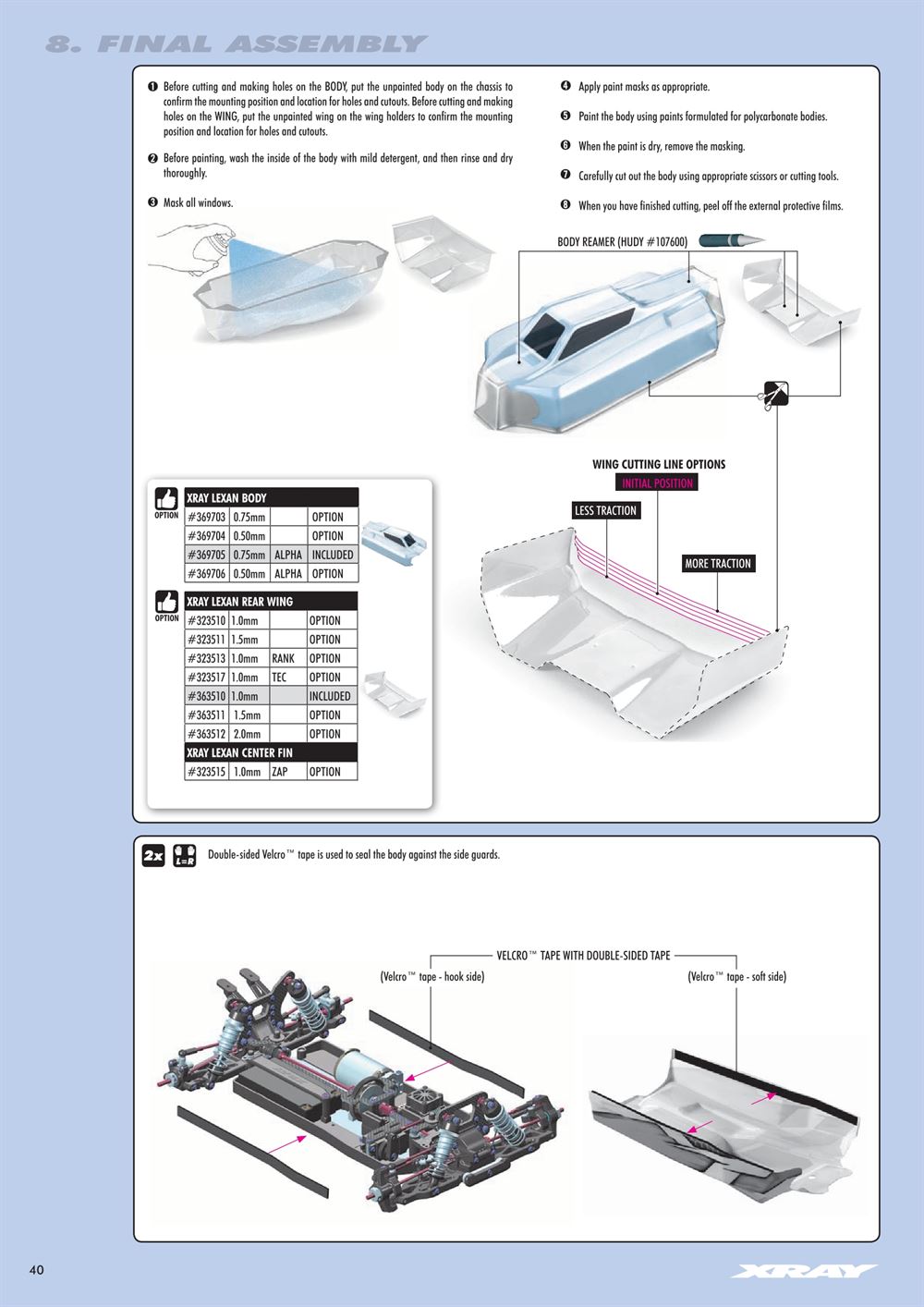 Xray - XB4 2020 (XB4'20) - 4WD - Manual - Page 40