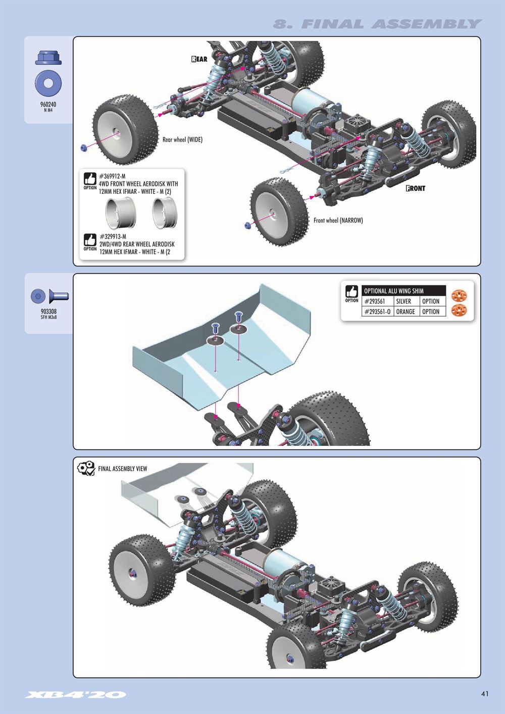 Xray - XB4 2020 (XB4'20) - 4WD - Manual - Page 41