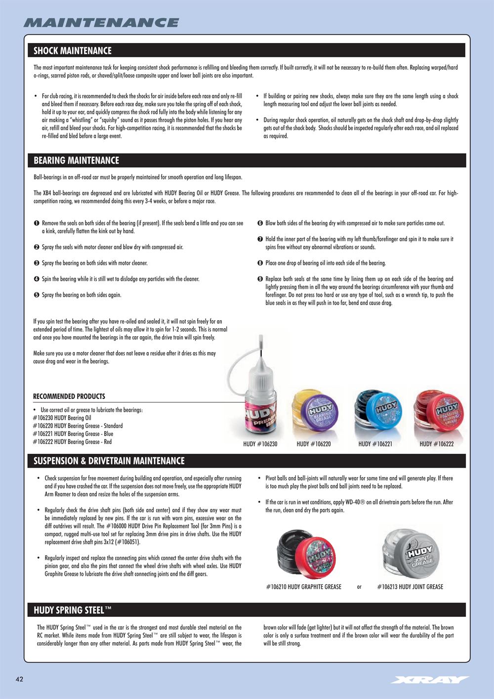 Xray - XB4 2020 (XB4'20) - 4WD - Manual - Page 42