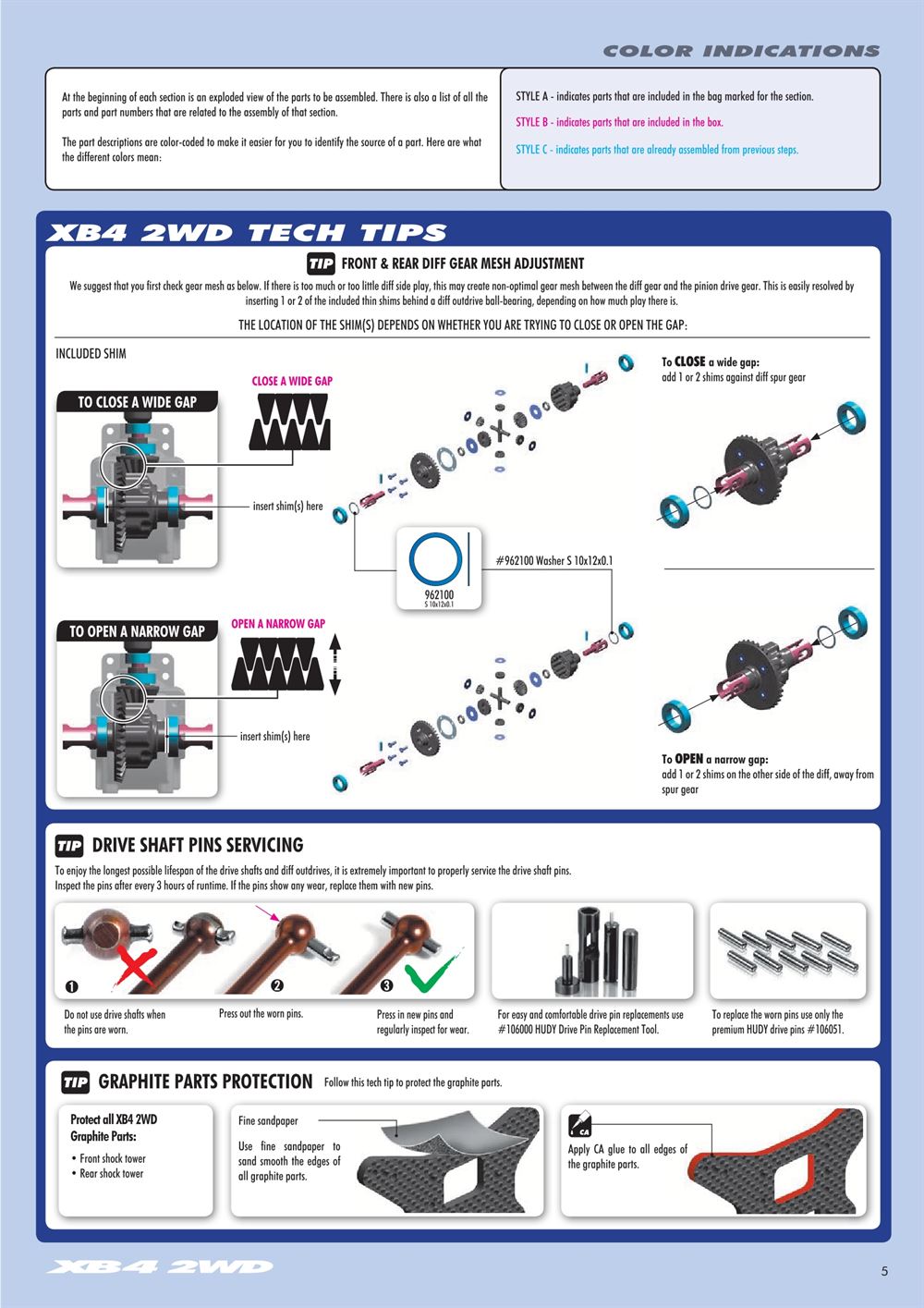 Xray - XB4 - 2WD - Manual - Page 5