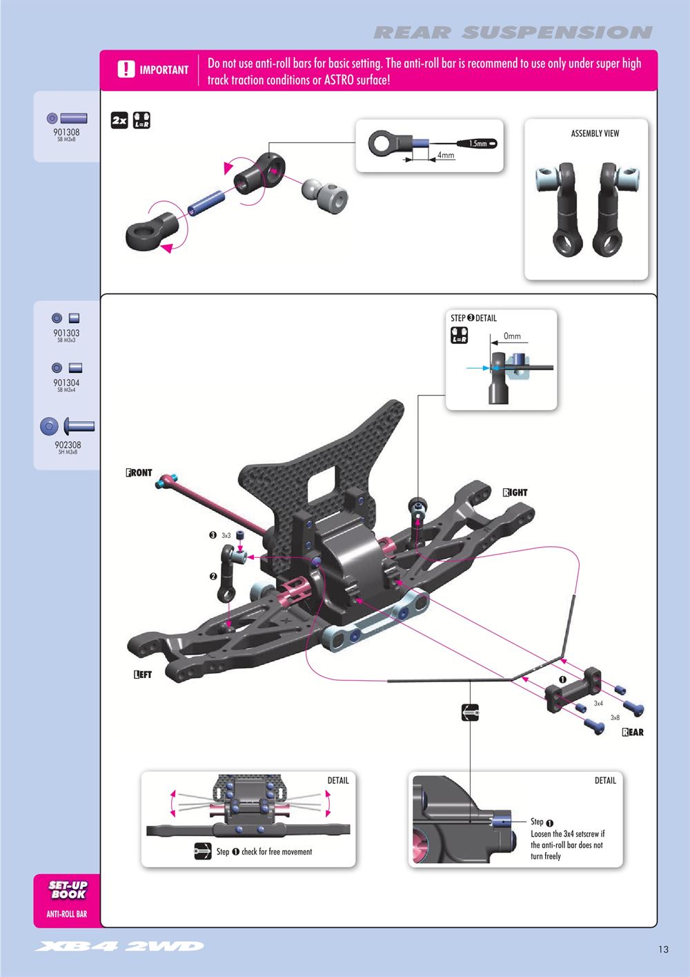 Xray - XB4 - 2WD - Manual - Page 13