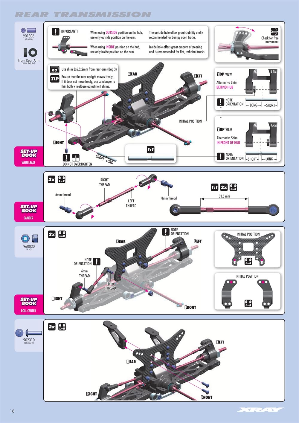 Xray - XB4 - 2WD - Manual - Page 18