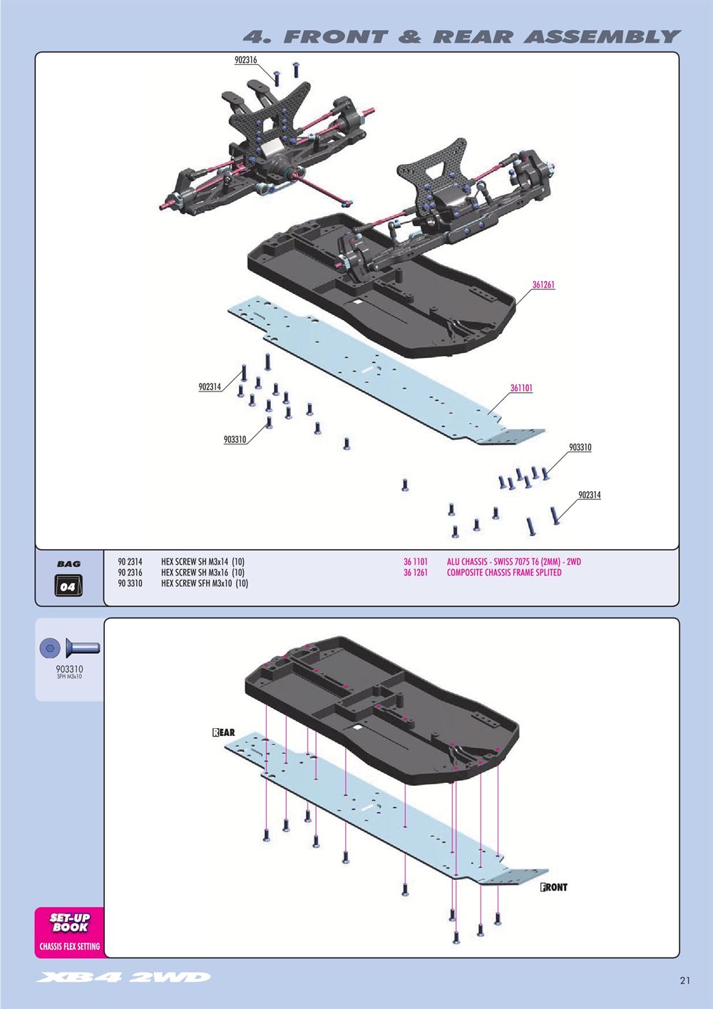 Xray - XB4 - 2WD - Manual - Page 21