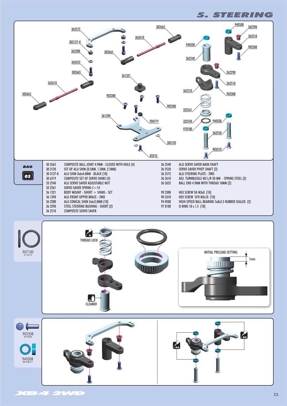 Xray - XB4 - 2WD - Manual - Page 23