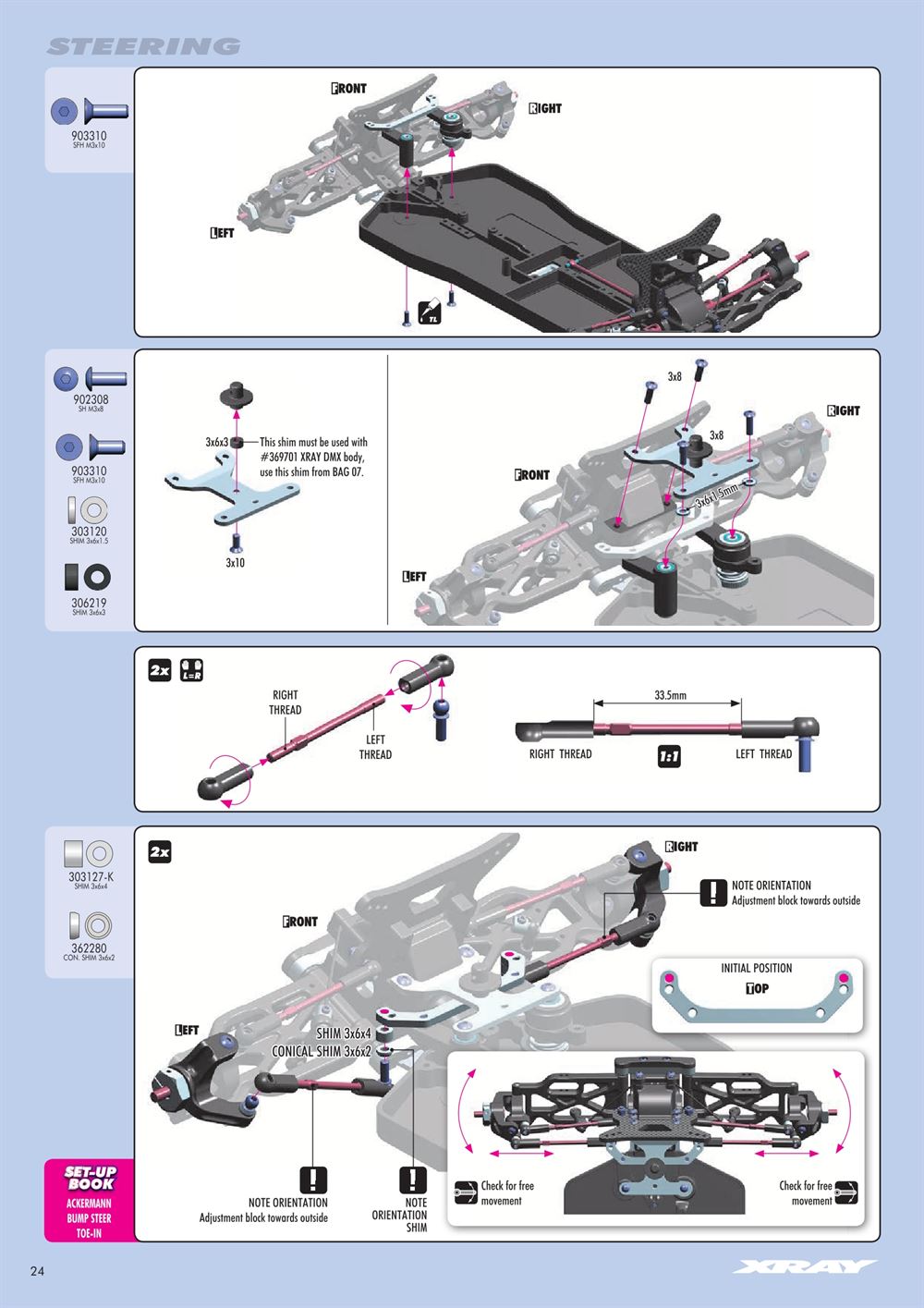Xray - XB4 - 2WD - Manual - Page 24
