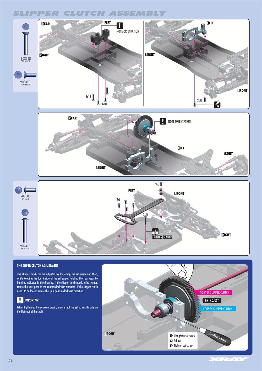 Xray - XB4 - 2WD - Manual - Page 26