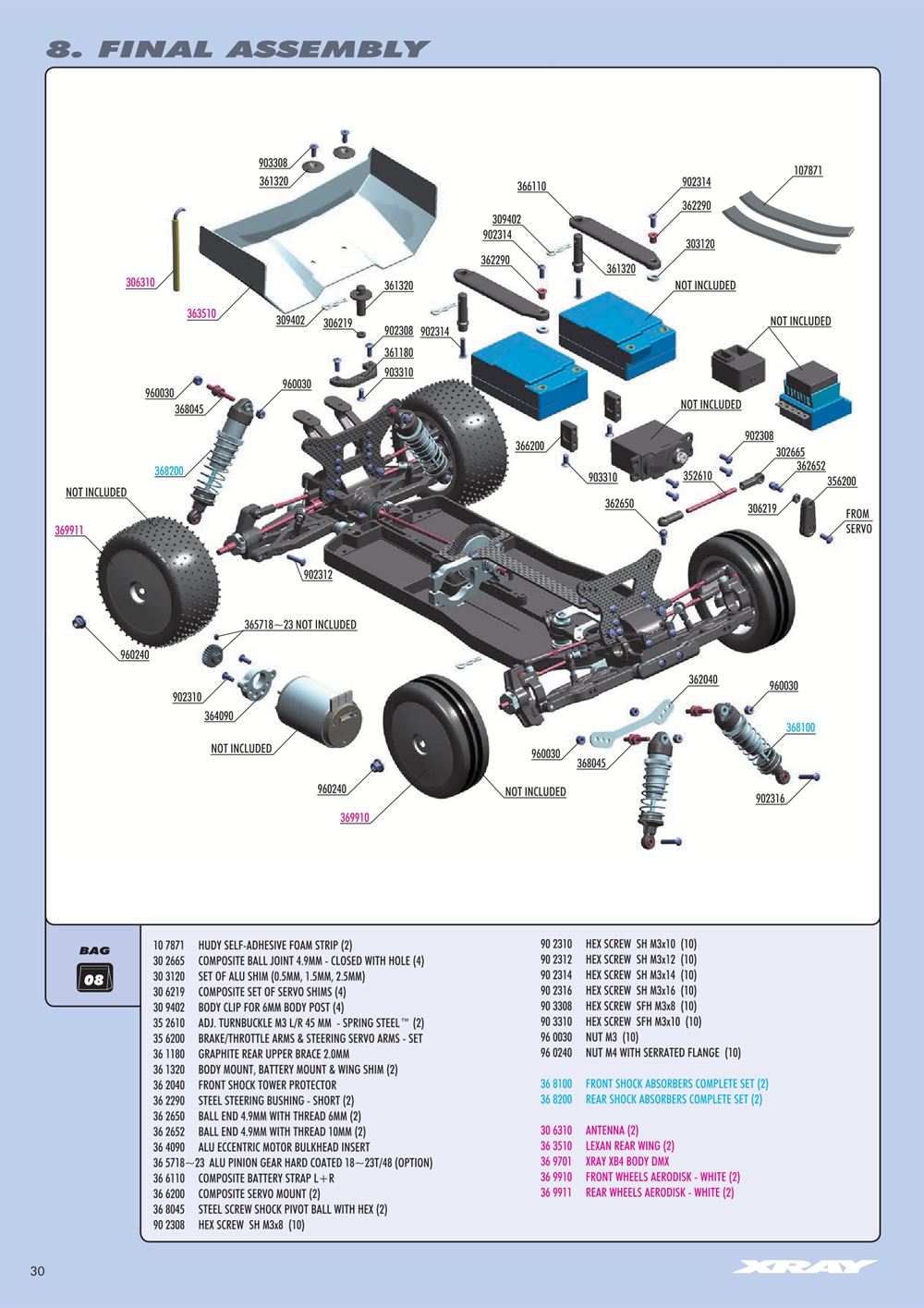 Xray - XB4 - 2WD - Manual - Page 30