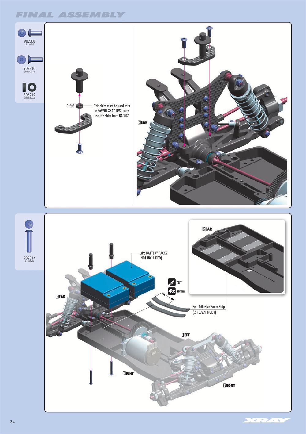 Xray - XB4 - 2WD - Manual - Page 34