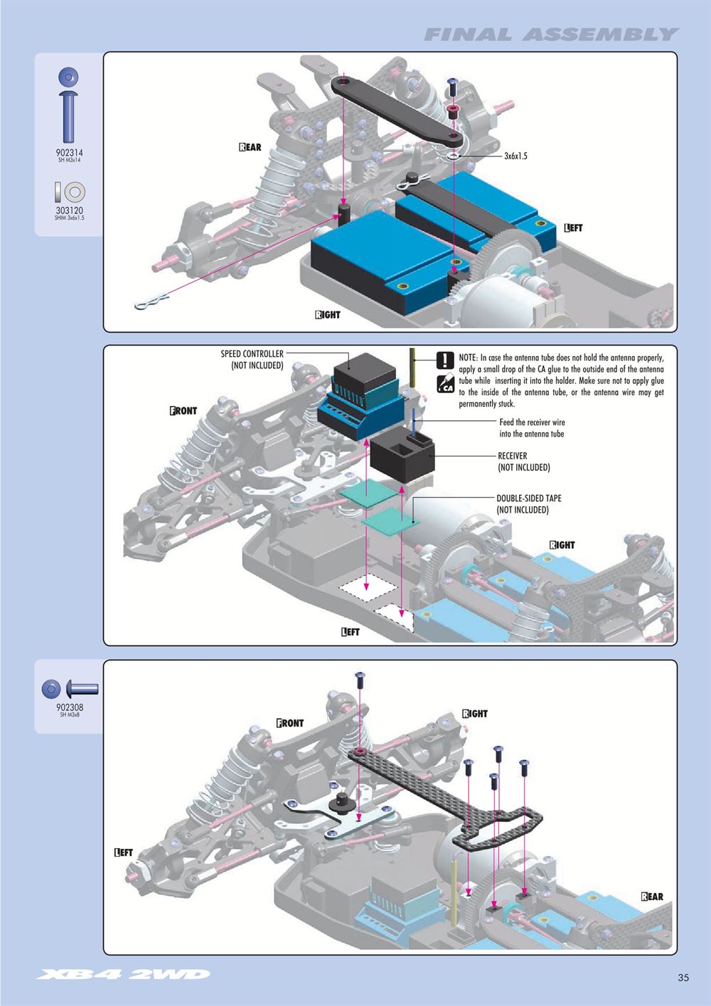 Xray - XB4 - 2WD - Manual - Page 35