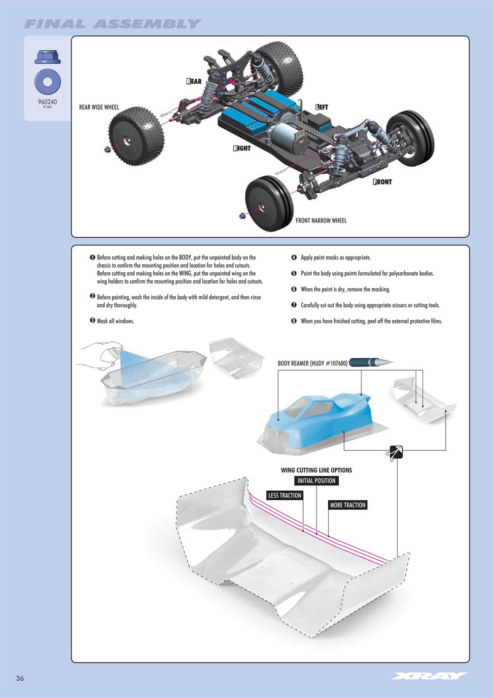 Xray - XB4 - 2WD - Manual - Page 36