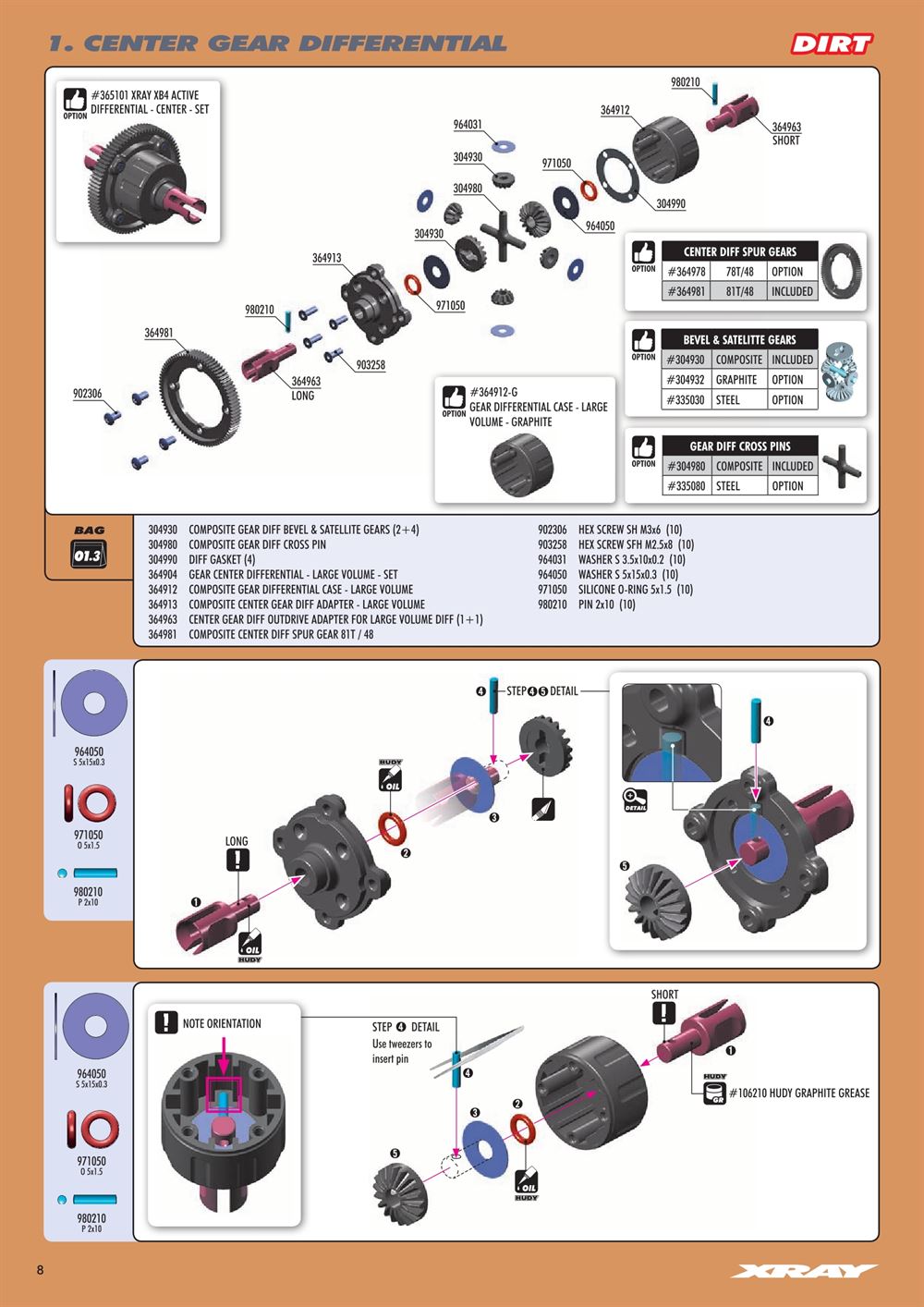 Xray - XB4C 2021 (XB4C'21) - Manual - Page 8