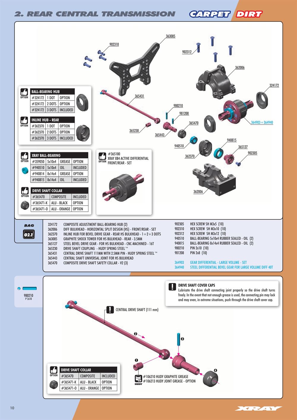 Xray - XB4C 2021 (XB4C'21) - Manual - Page 10