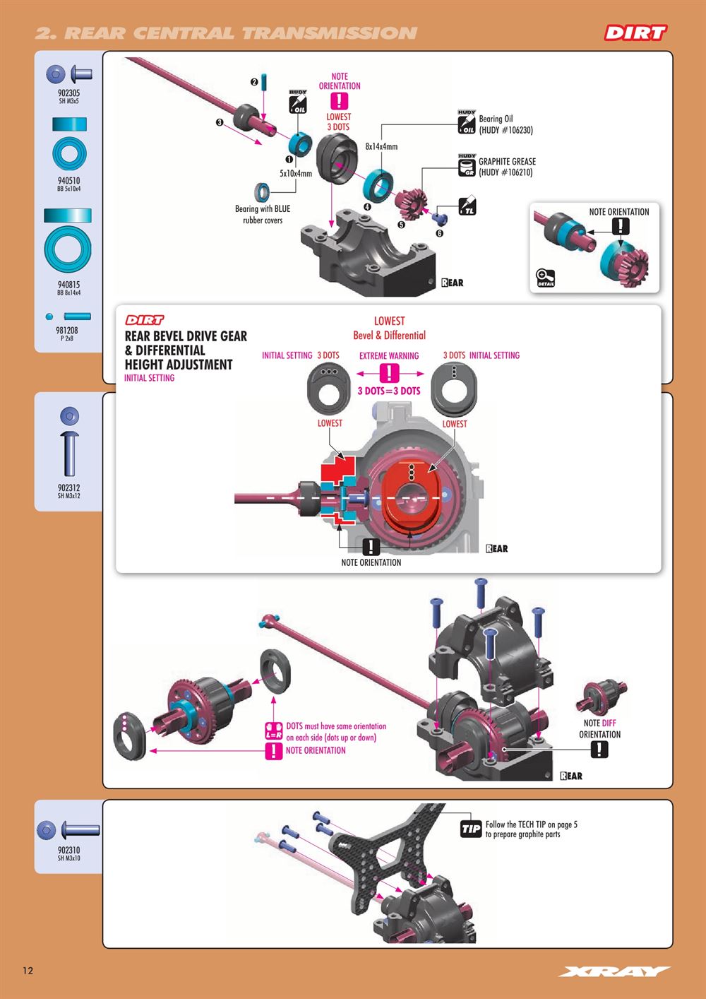 Xray - XB4C 2021 (XB4C'21) - Manual - Page 12
