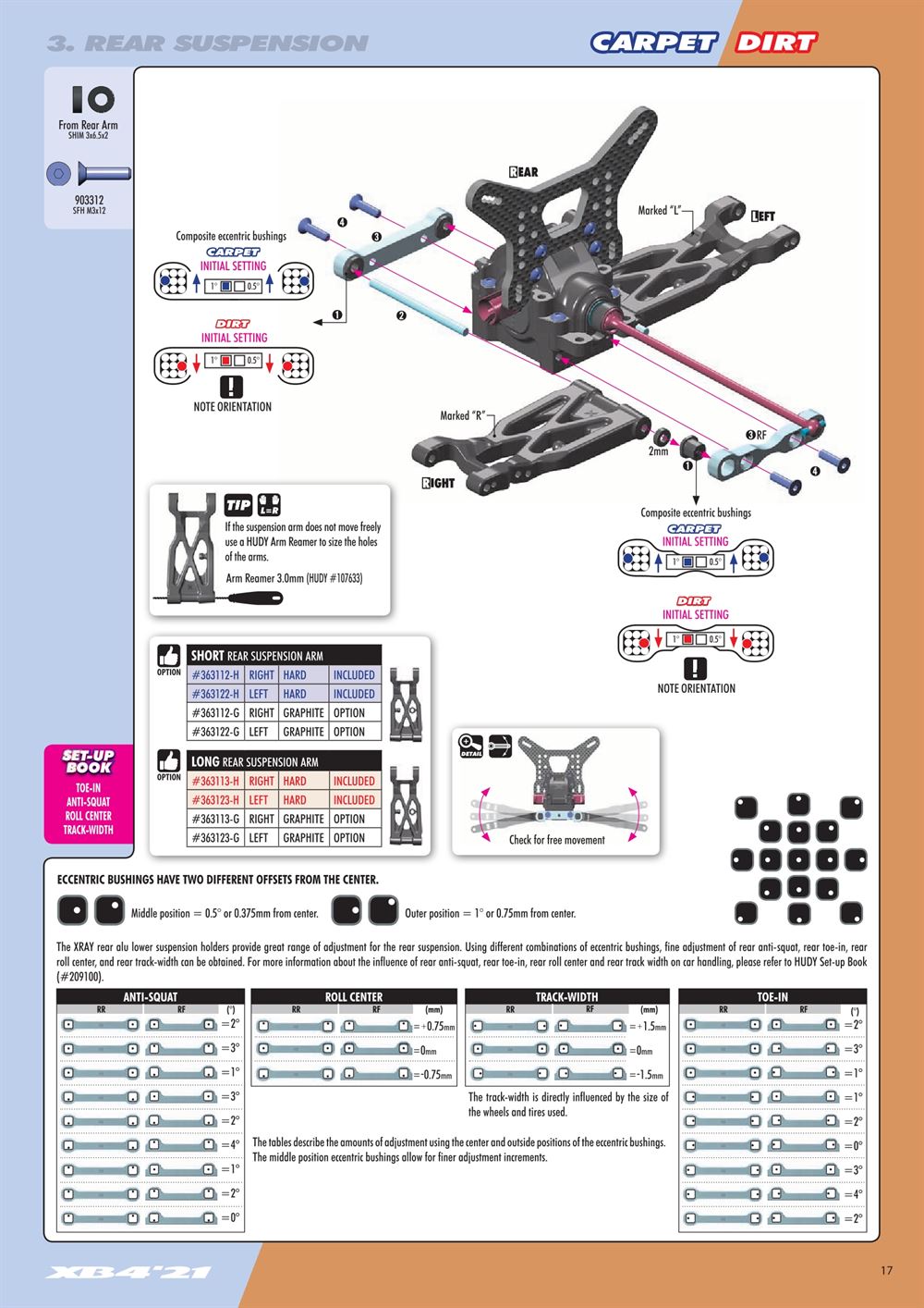 Xray - XB4C 2021 (XB4C'21) - Manual - Page 17