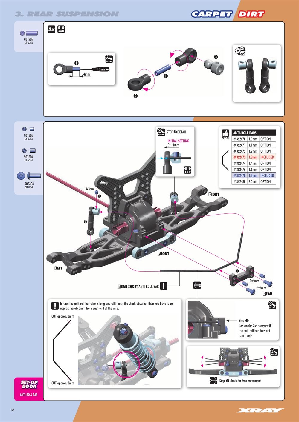 Xray - XB4C 2021 (XB4C'21) - Manual - Page 18