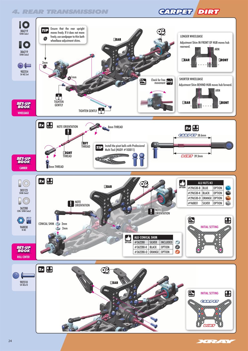 Xray - XB4C 2021 (XB4C'21) - Manual - Page 24