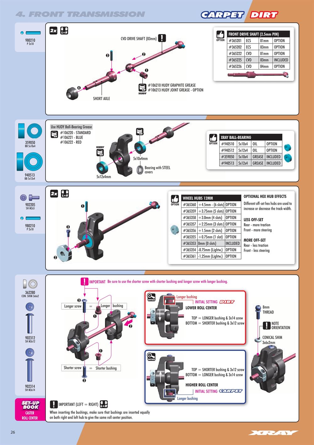 Xray - XB4C 2021 (XB4C'21) - Manual - Page 26