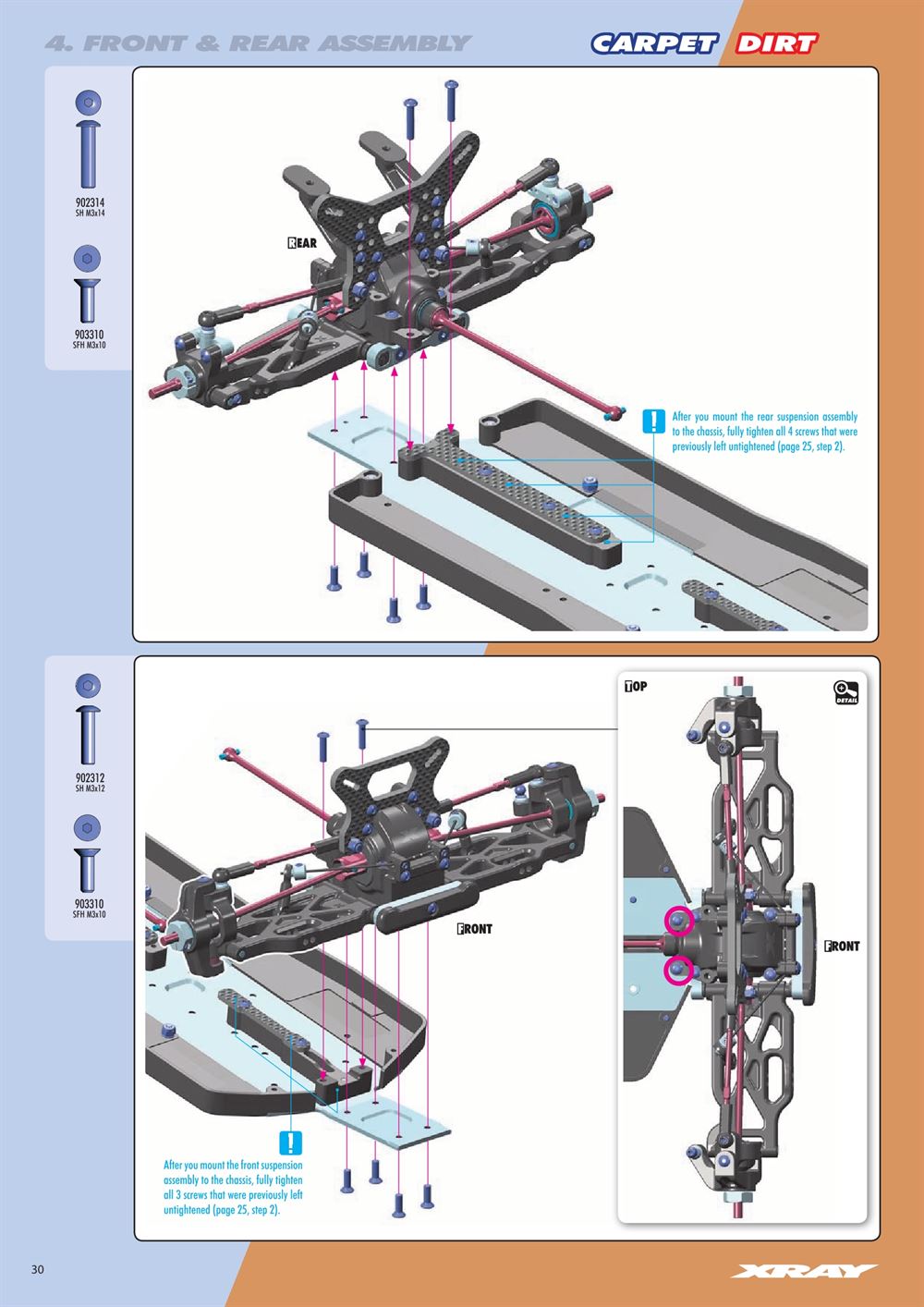 Xray - XB4C 2021 (XB4C'21) - Manual - Page 30