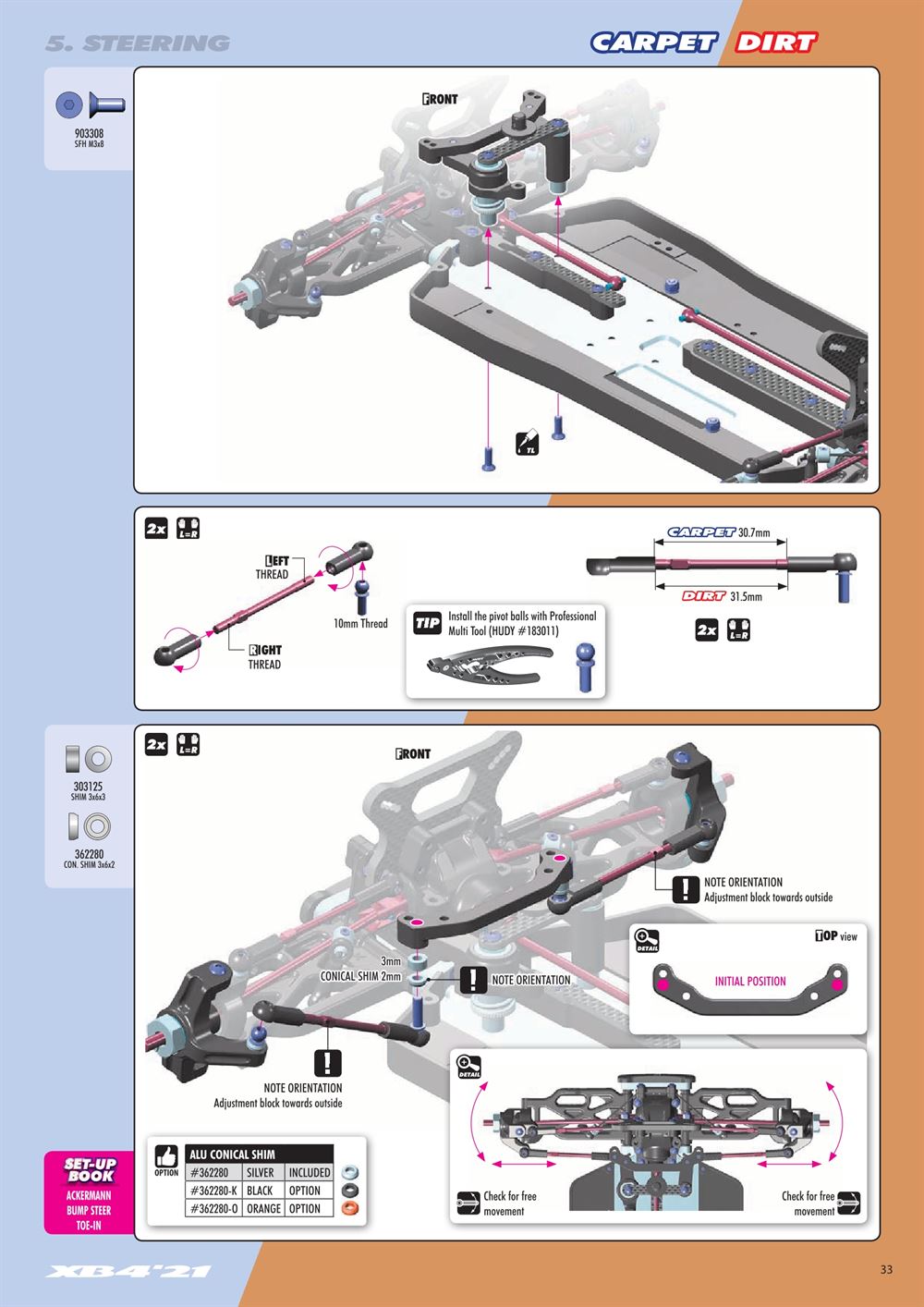 Xray - XB4C 2021 (XB4C'21) - Manual - Page 33
