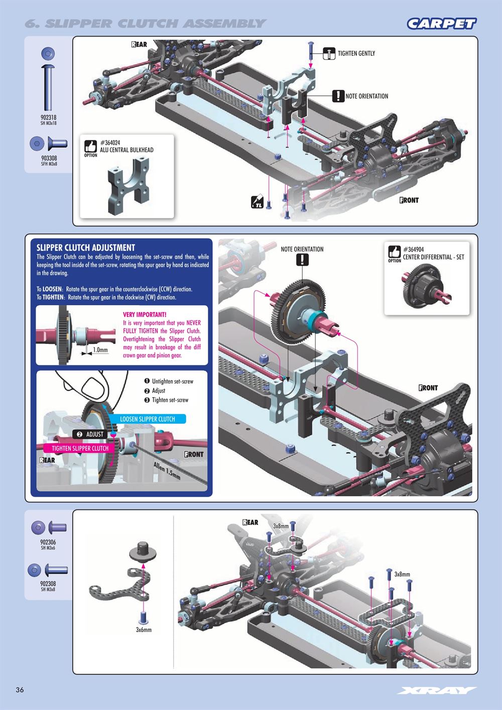 Xray - XB4C 2021 (XB4C'21) - Manual - Page 36