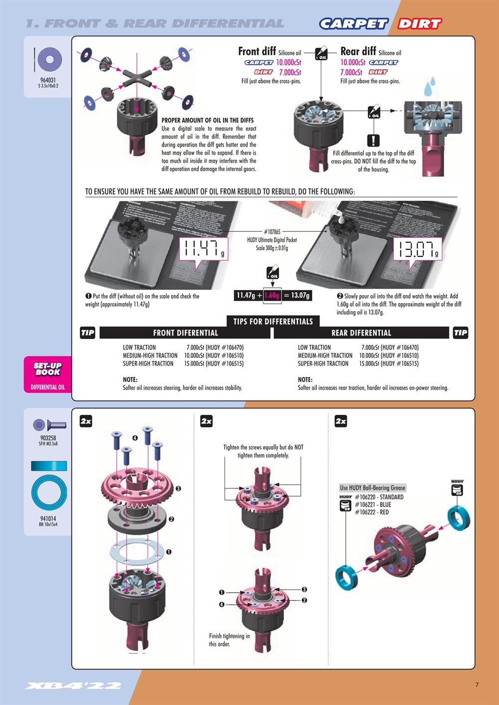 Xray - XB4D 2022 (XB4D'22) - Manual - Page 7