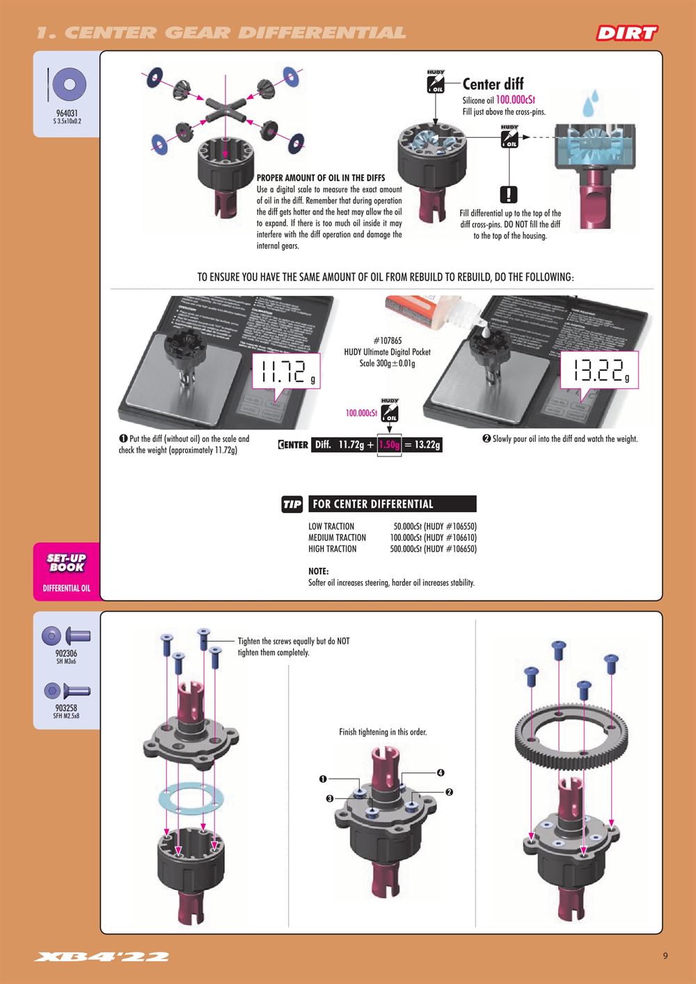 Xray - XB4D 2022 (XB4D'22) - Manual - Page 9