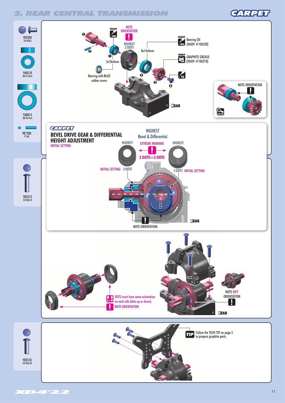 Xray - XB4D 2022 (XB4D'22) - Manual - Page 11