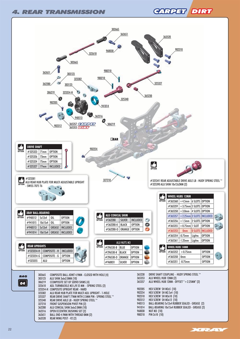 Xray - XB4D 2022 (XB4D'22) - Manual - Page 22