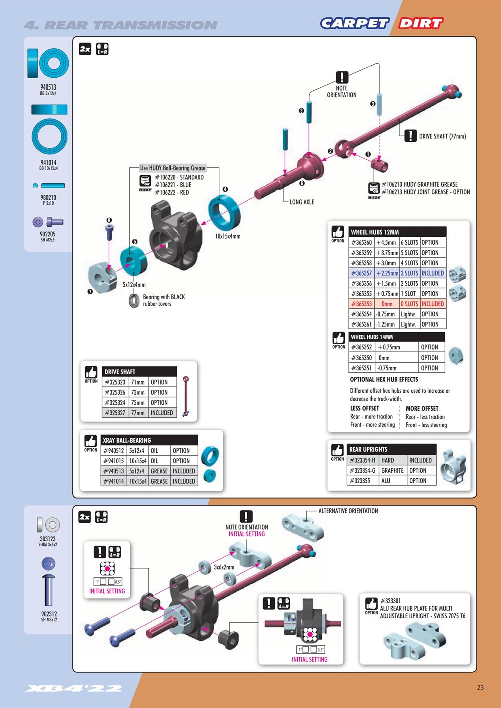 Xray - XB4D 2022 (XB4D'22) - Manual - Page 23