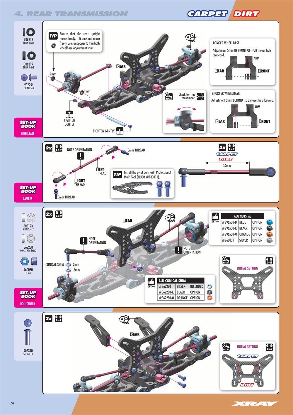 Xray - XB4D 2022 (XB4D'22) - Manual - Page 24