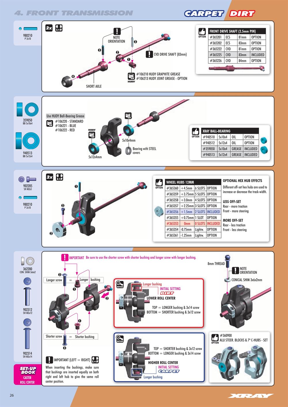 Xray - XB4D 2022 (XB4D'22) - Manual - Page 26