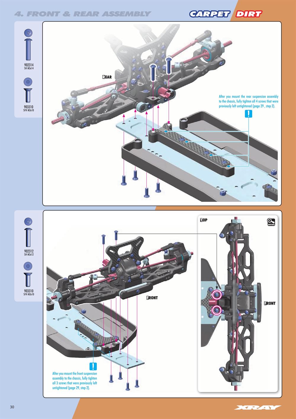 Xray - XB4D 2022 (XB4D'22) - Manual - Page 30