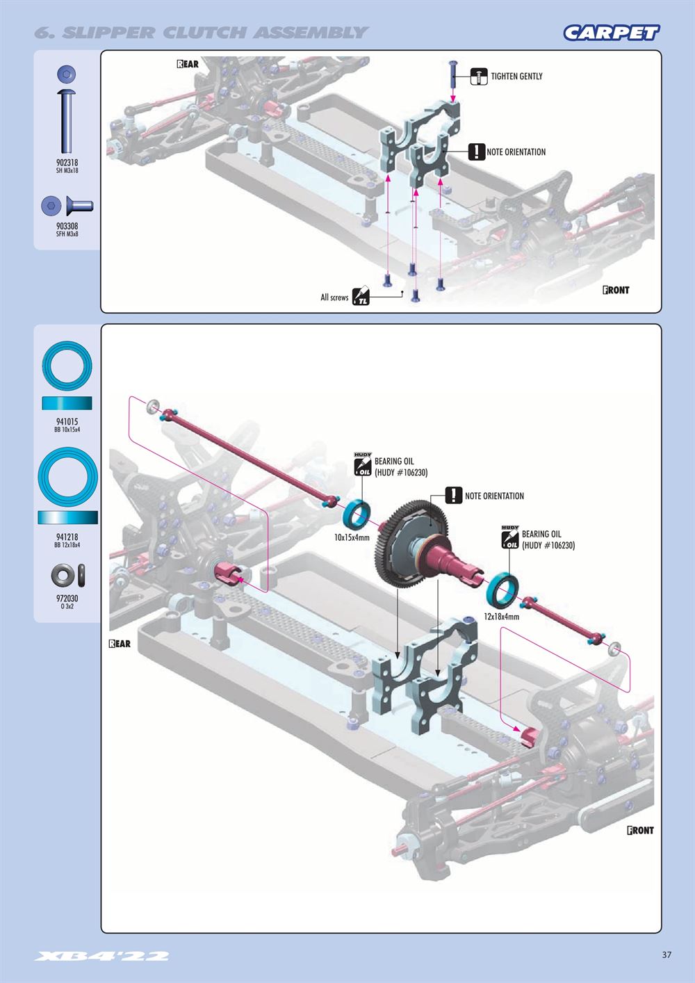 Xray - XB4D 2022 (XB4D'22) - Manual - Page 37
