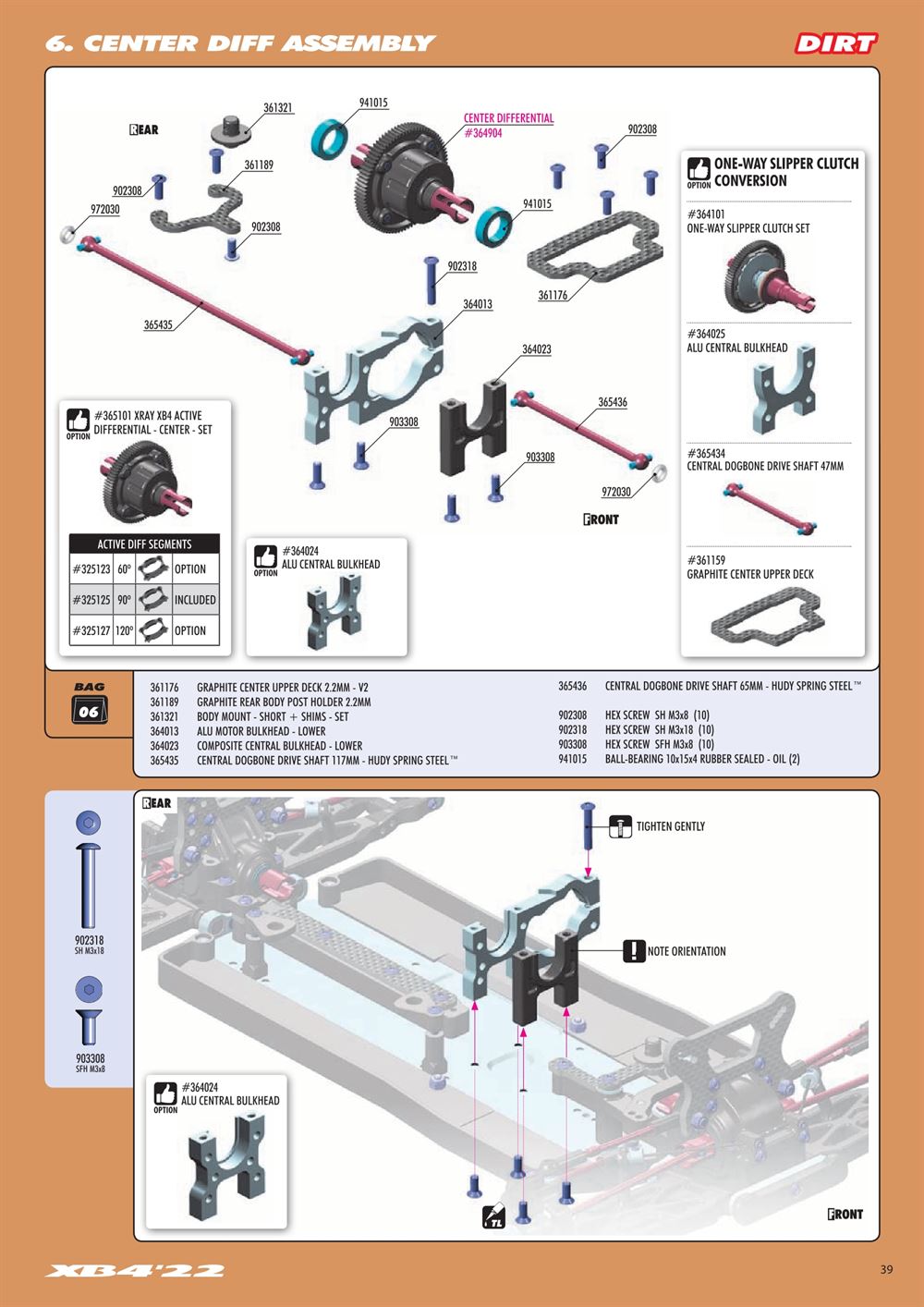 Xray - XB4D 2022 (XB4D'22) - Manual - Page 39